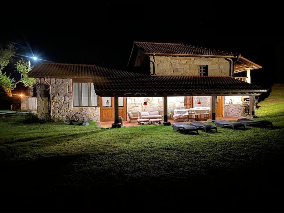 Casa De Campo Con Piscina, Entera O Por Habitaciones Amoeiro Dış mekan fotoğraf