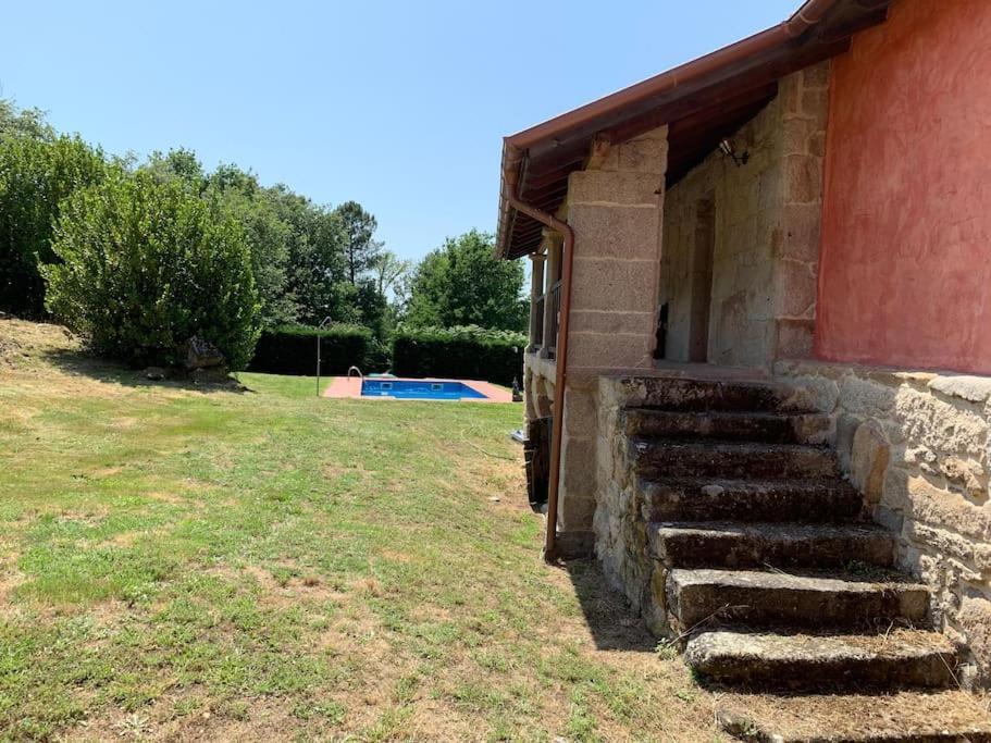 Casa De Campo Con Piscina, Entera O Por Habitaciones Amoeiro Dış mekan fotoğraf